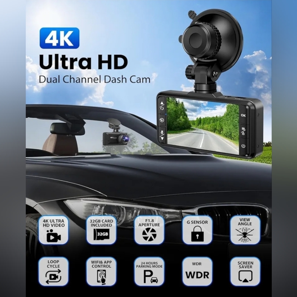 SUVCON 4K Ultra HD Dash Cam with WiFi - Picture 10 of 10